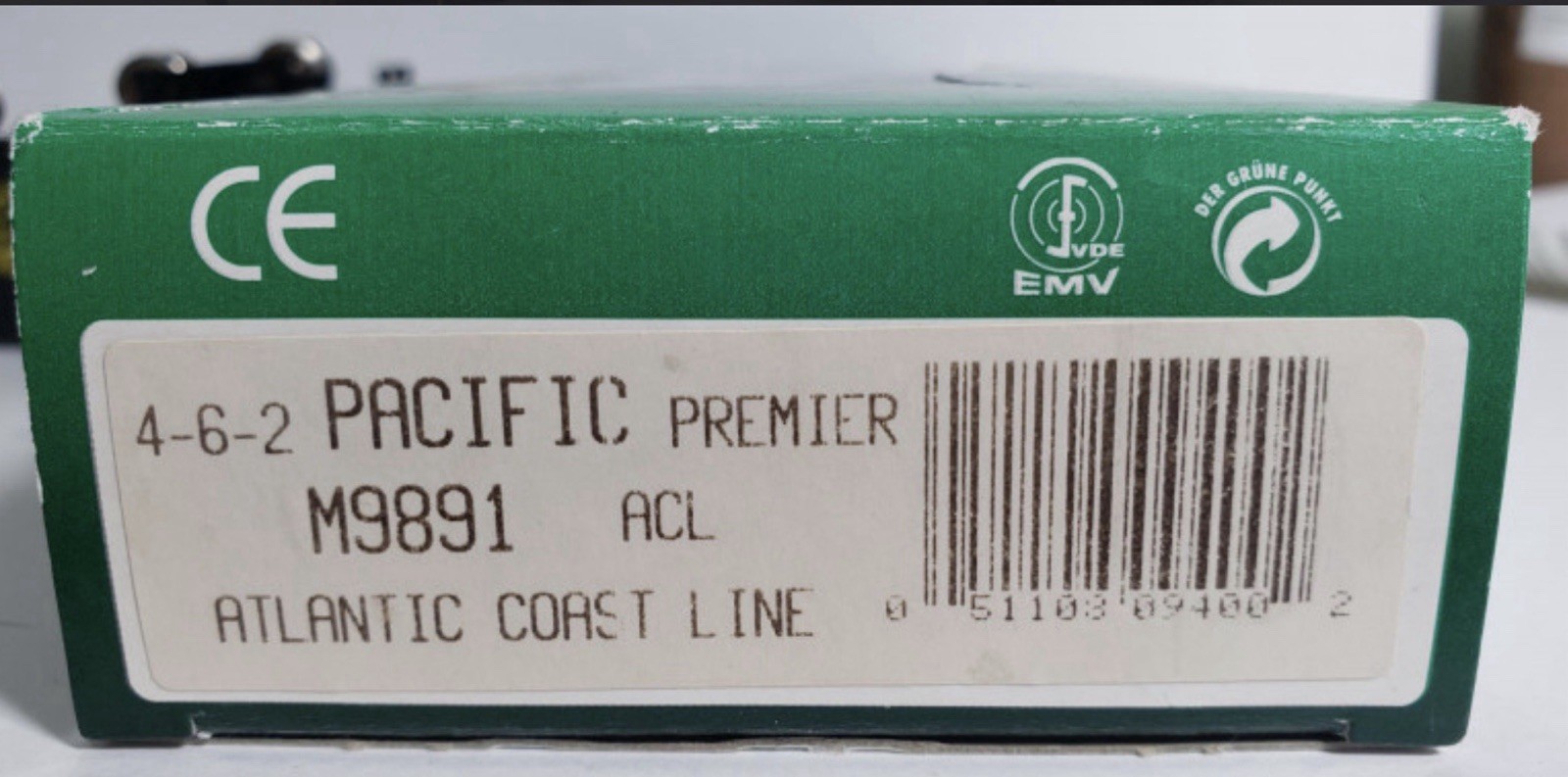 Mehano Premier HO Scale 4-6-2 Pacific Atlantic Coast Line #1516 Steam Locomotive