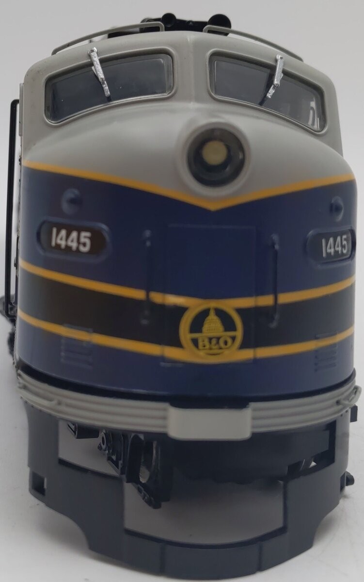 American Models S Gauge E8 Baltimore and Ohio Diesel Locomotive #1445 EX/Box