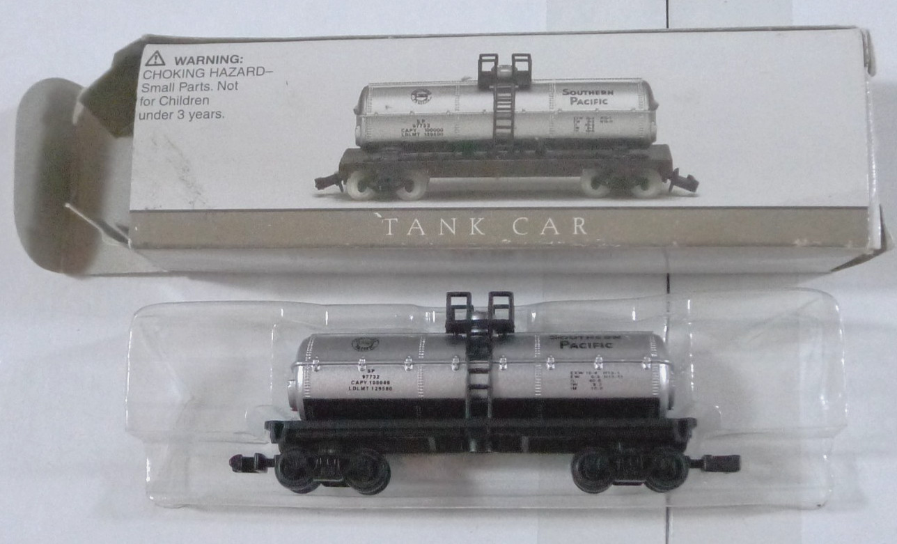 Southern Pacific Locomotive & Tank Car N SCALE High Speed Metal Products +Boxes