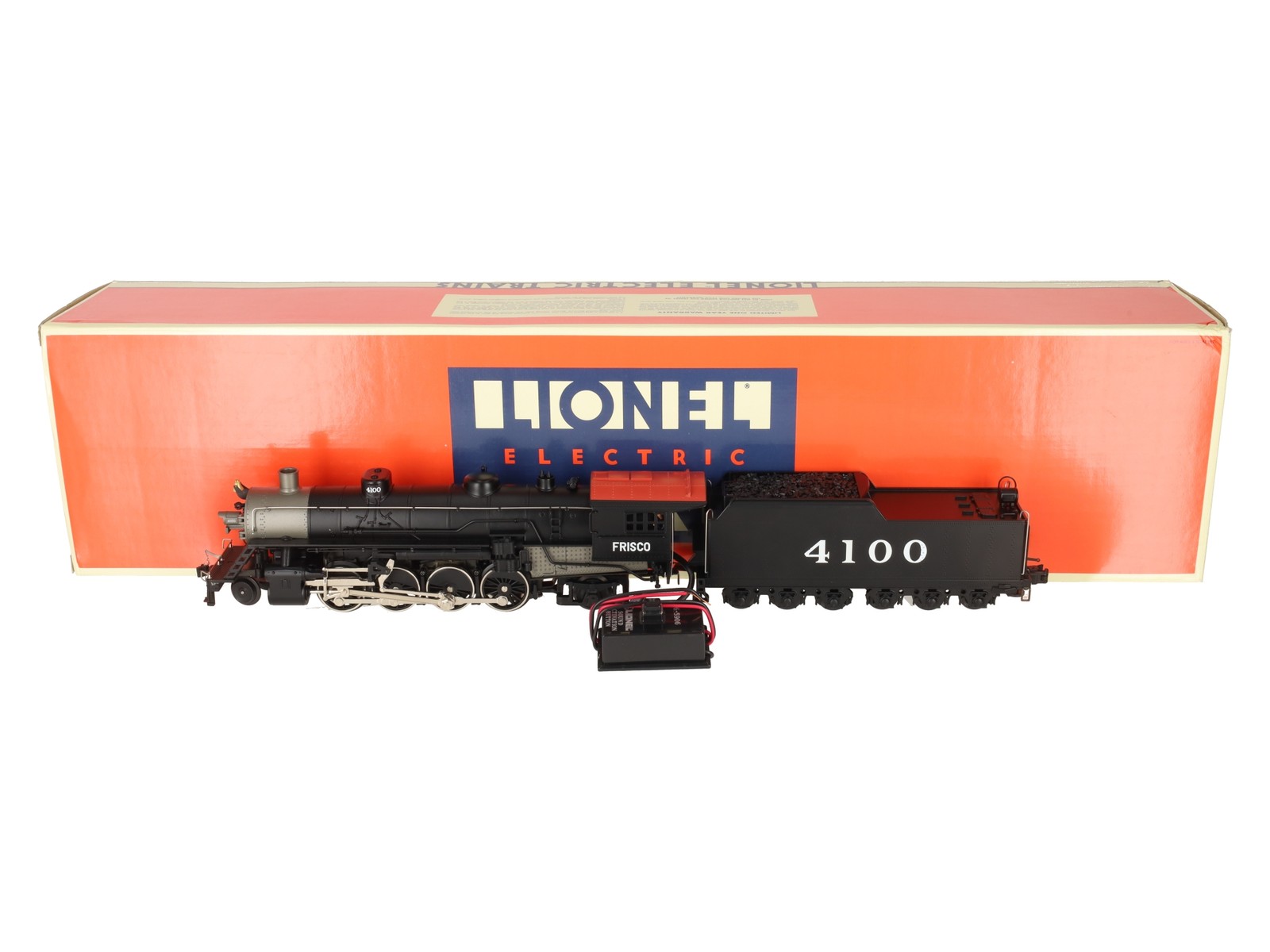 Lionel 6-18030 O Gauge Frisco 2-8-2 Mikado Steam Locomotive & Tender #4100 EX