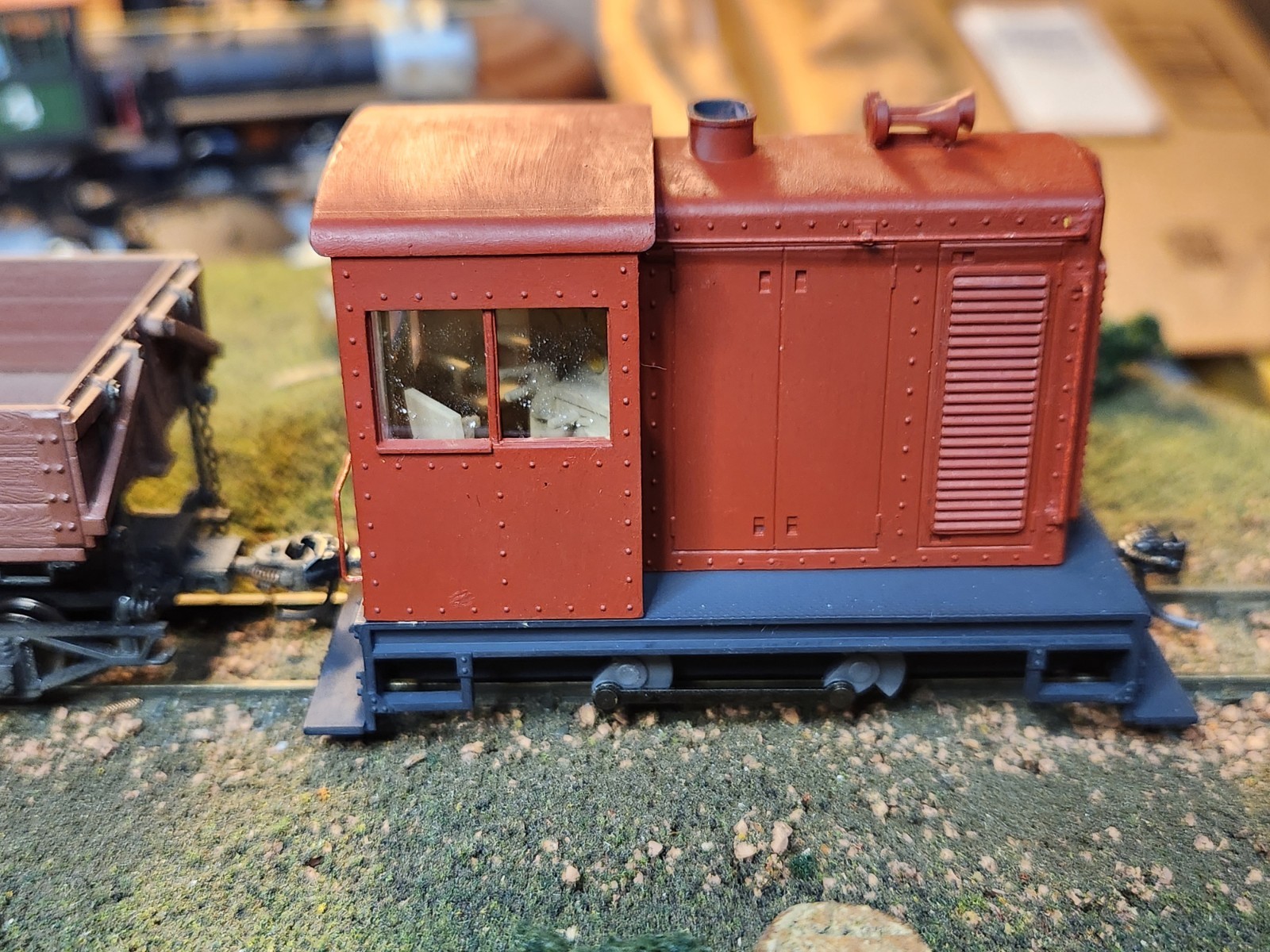 On30 Freelance “Davenport” Switcher Kit 3D Printed With Cab Interior Details