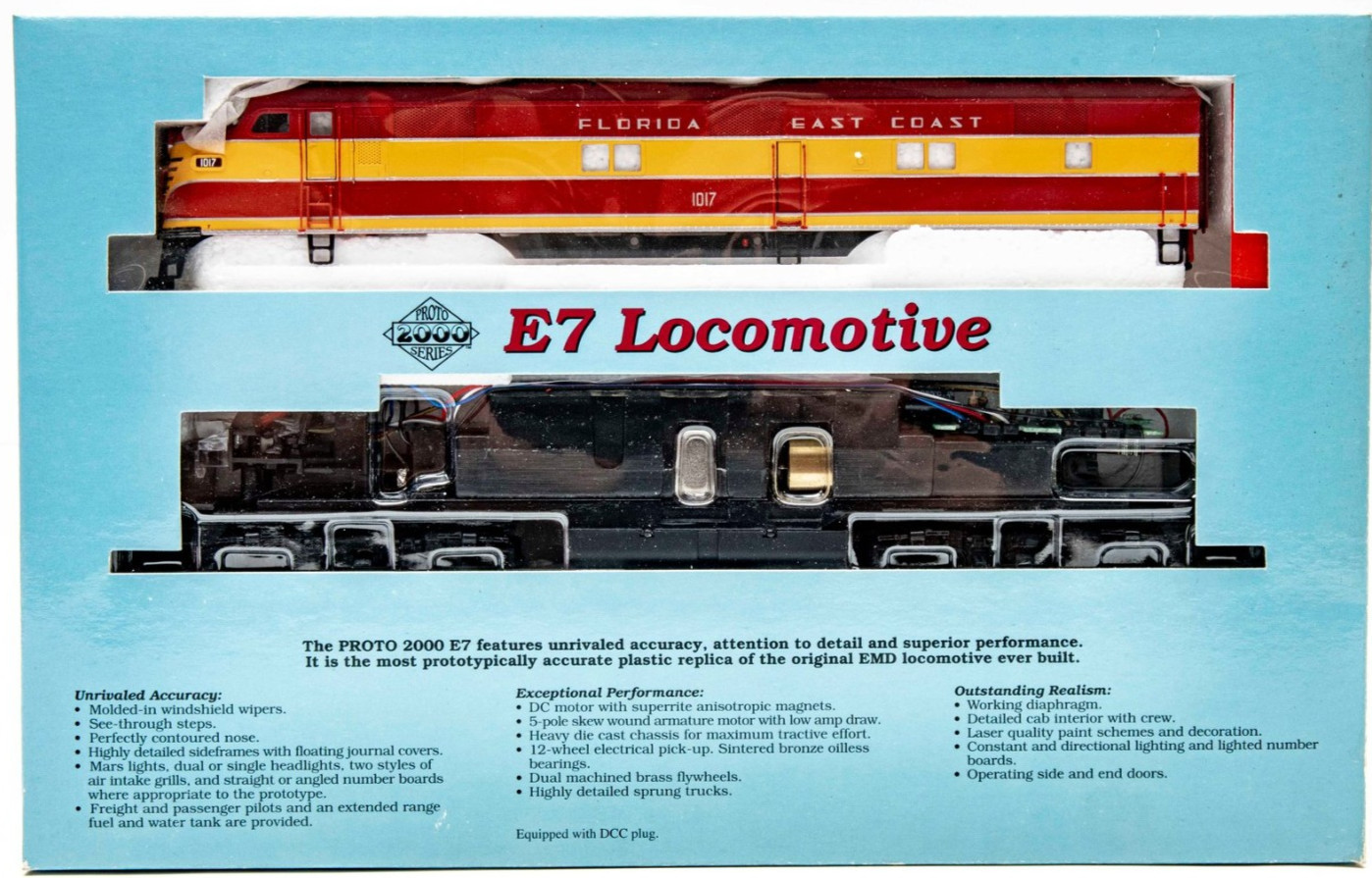 Proto 2000 Series E7 Locomotiv #21079 FEC #1017 A Mars LigtHO Florida East Coast