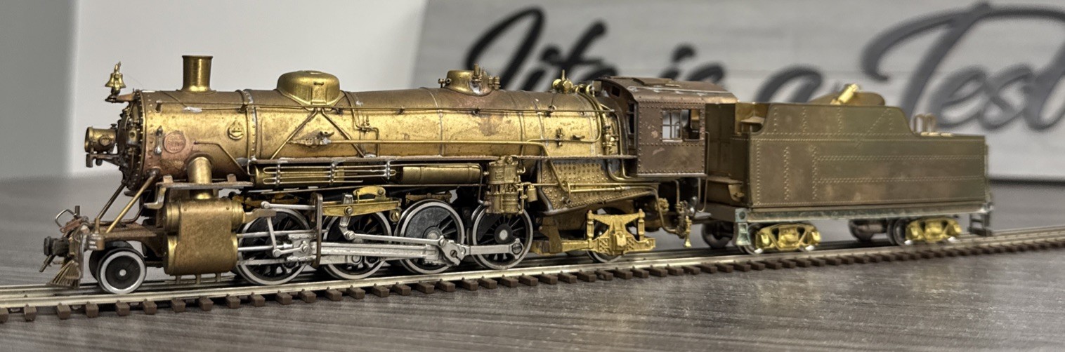 Pacific Fast Mail HO Brass Mikado USRA 2-8-2 Light – Unpainted & Tested!
