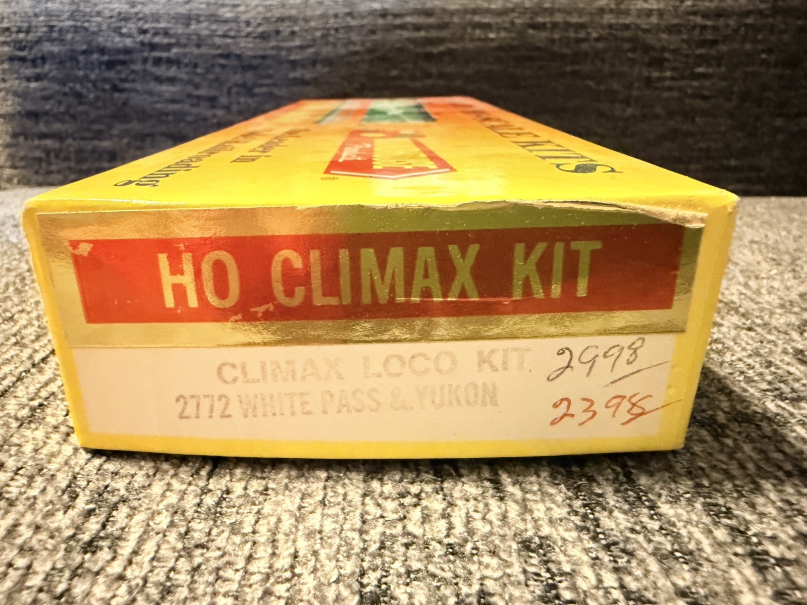 Roundhouse HO Climax White Pass Yukon Locomotive kit 2772 New in box Unassembled