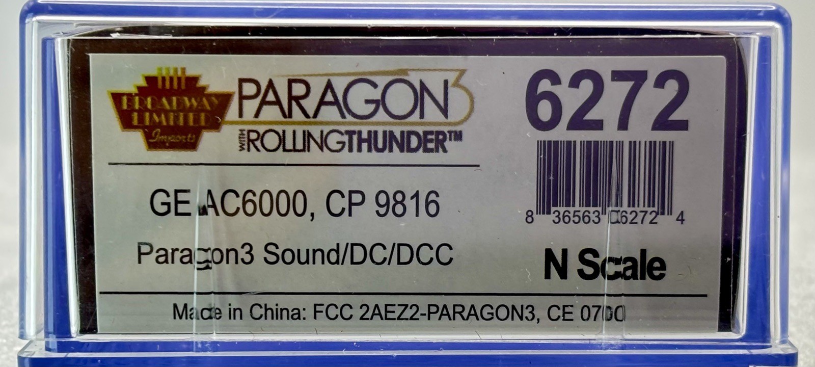N Scale Broadway Limited 6272 Canadian Pacific GE AC6000 Diesel Sound DCC CP