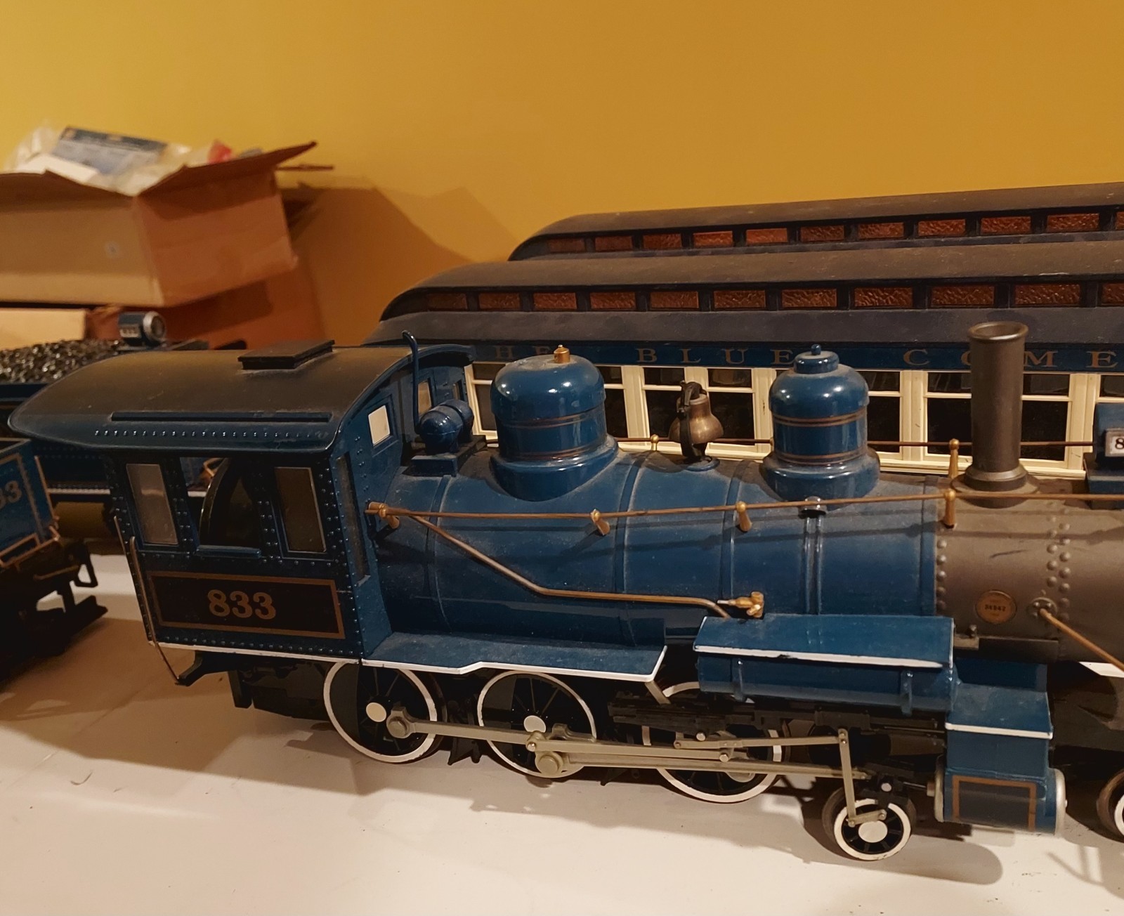Bachman G Scale Blue Comet Train And Parts For Restoration Or Parts As Is