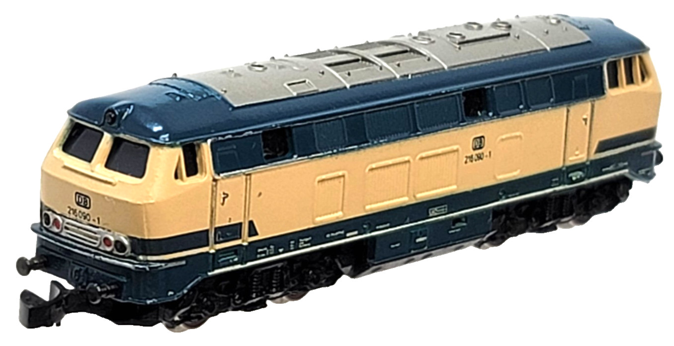 Z Marklin 8878 DB BR 216 090-1 Diesel Hydraulic Locomotive LEDs (tested) #3