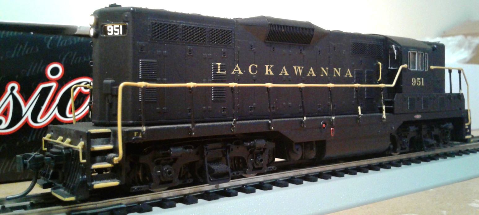HO SCALE ATLAS CLASSIC EMD GP7 LACKWANNA DL&W #951 8432 DCC & SOUND