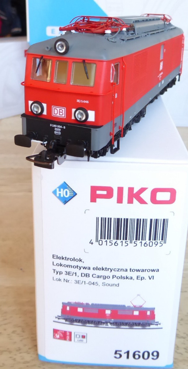 Piko 51609 H0 DCC Sound Locomotive Et 21 DB Cargo Pkp Polska Epoch 5/6 With LED