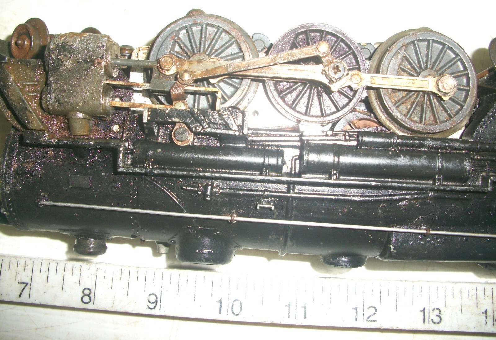 Vintage 1950 Lionel 2-6-4 2035 Die-Cast Heavy Metal Locomotive w/Smoke & Whistle