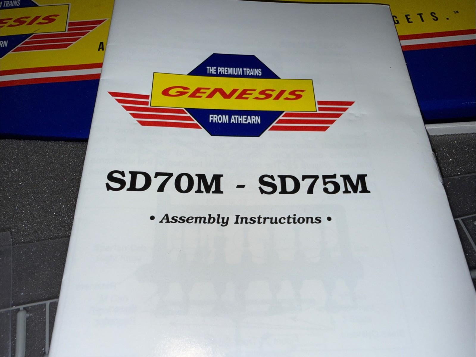 Athearn Genesis HO Scale G6161 CSX SD-70M Diesel Locomotive #4699 NOS