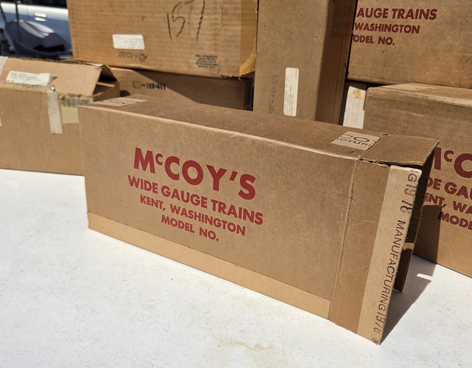 Mccoy Standard Gauge Train Caboose National Convection 1978 The Flying Yankee