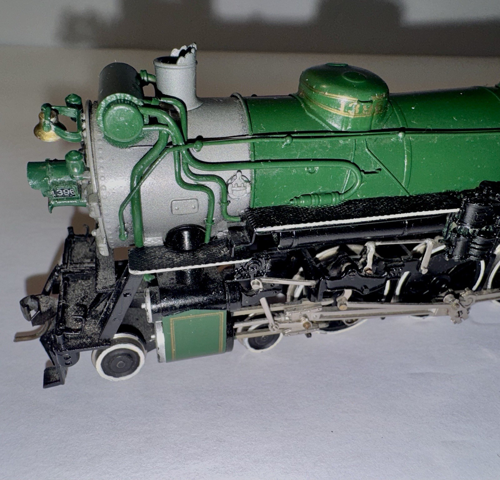 HO UNITED SOUTHERN 4-6-2 BRASS LOCO No. 1396 PACIFIC FAST MAIL PAINTED VINTAGE