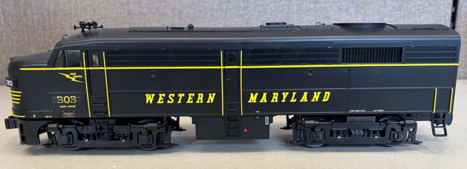 2023 Lionel Western Maryland LEGACY FA-2 #303 Bluetooth Engine TESTED 2322022