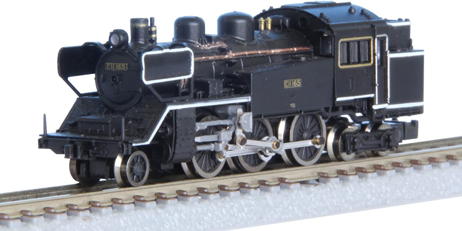 Rokuhan T019-3 1/220 Z Scale JNR C11 Steam Locomotive No.165 Type deflectors F/S