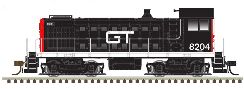 Atlas 10003833 Alco S-4 GTW Grand Trunk Western #8200 DCC & Sound HO