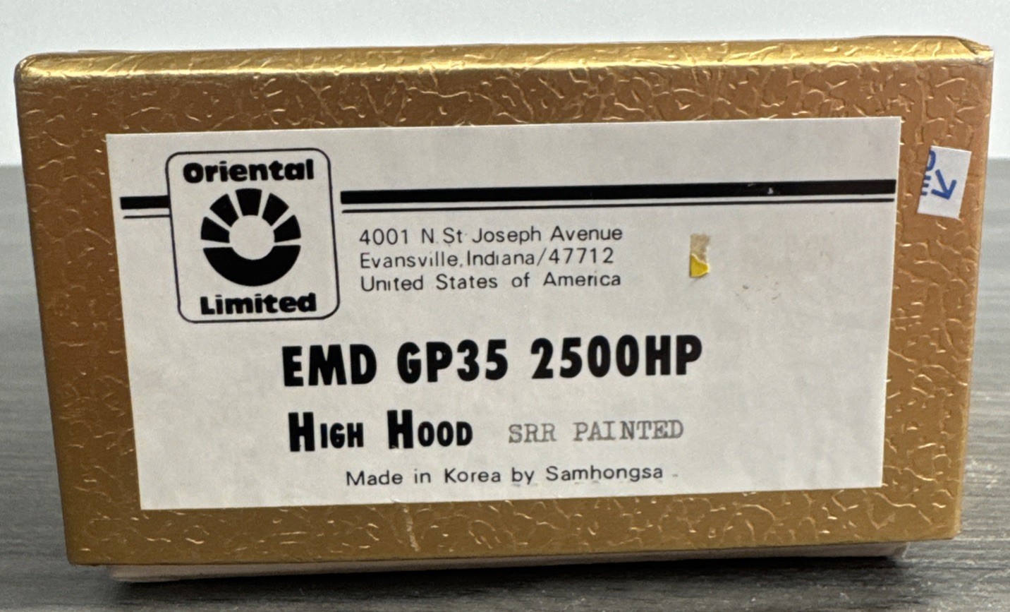 Oriental Limited HO Brass EMD GP35 2500HP High Hood SRR (Southern Railway) #2685