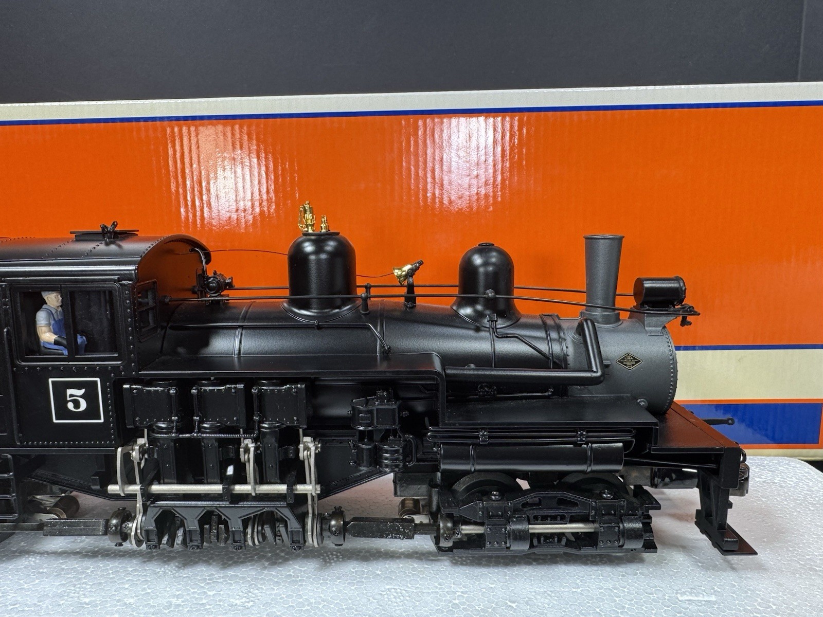 Lionel LEGACY 6-11369 Bethlehem Steel two-truck Shay steam engine #5 EX