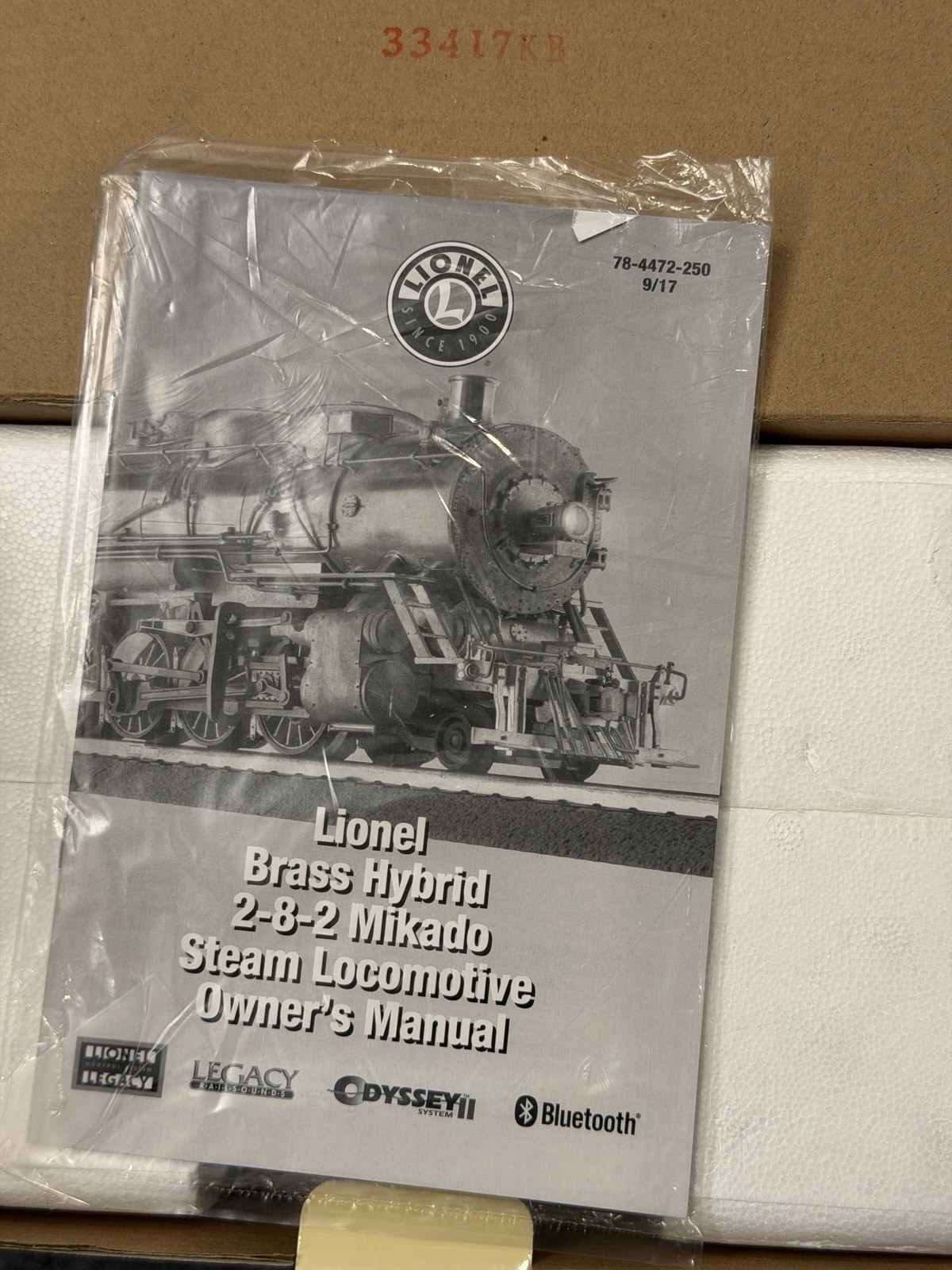Lionel O-Scale 6-84472 Legacy ATSF Santa Fe Brass Hybrid Mikado Steam Locomotive