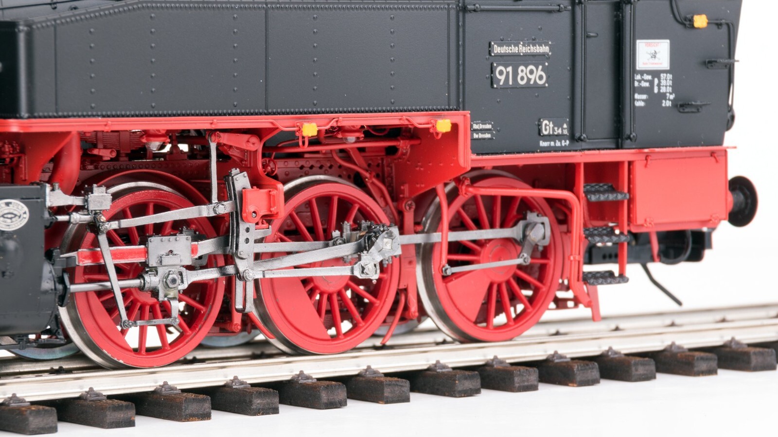 KM1 Gauge 0 Steam Br 91 Metal Digital Sound 1:45 Various Variants Lenz