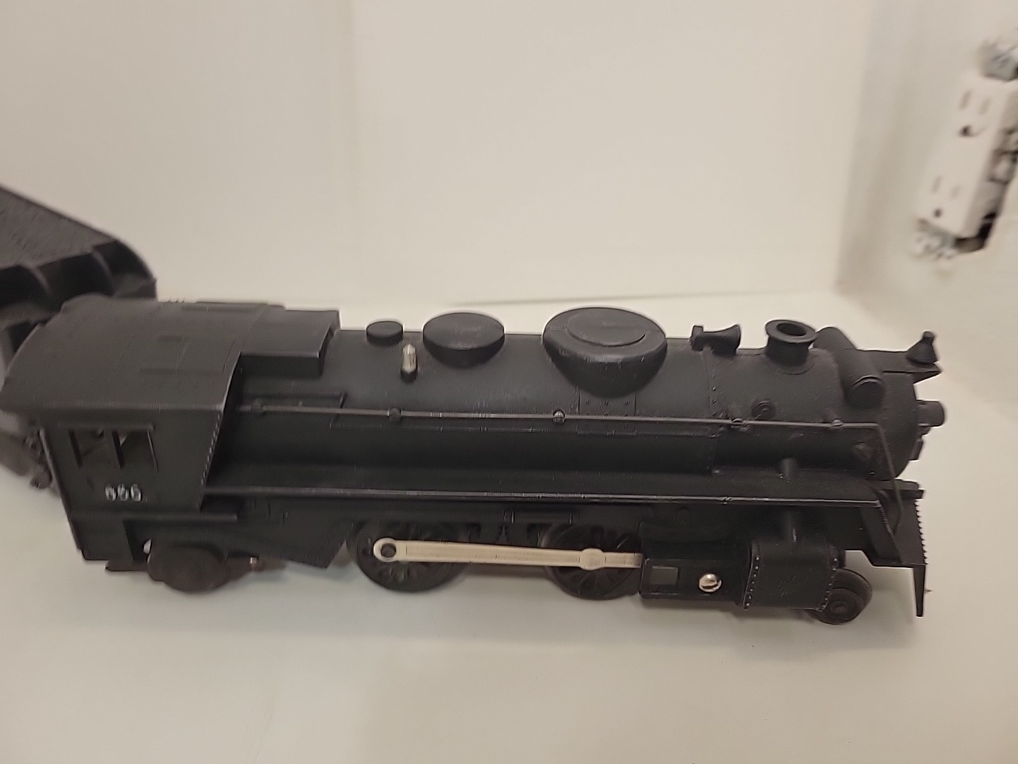 Marx #666 O Gauge die-cast VNTG STEAM ENGINE LOCOMOTIVE & TENDER, 1950s READ!