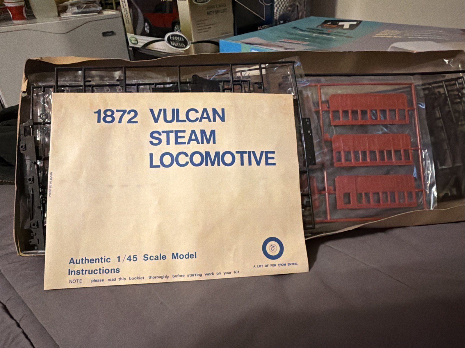 Entex 1872 Vulcan Locomotive Limited Centennial Edition Vintage Train Model 8220