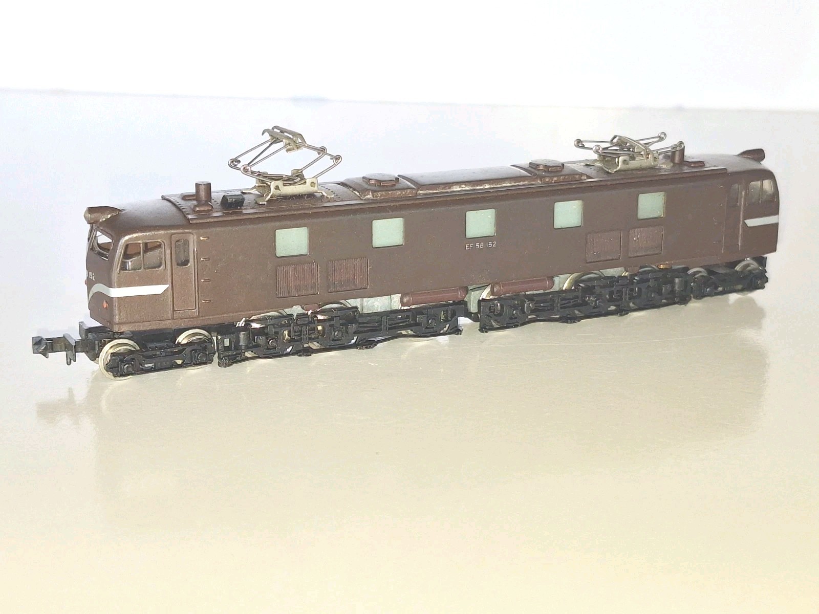 Unbranded N Scale. 4-C-C-4 Electric Loco EF 58152. V/good Cond. No Light.No Box