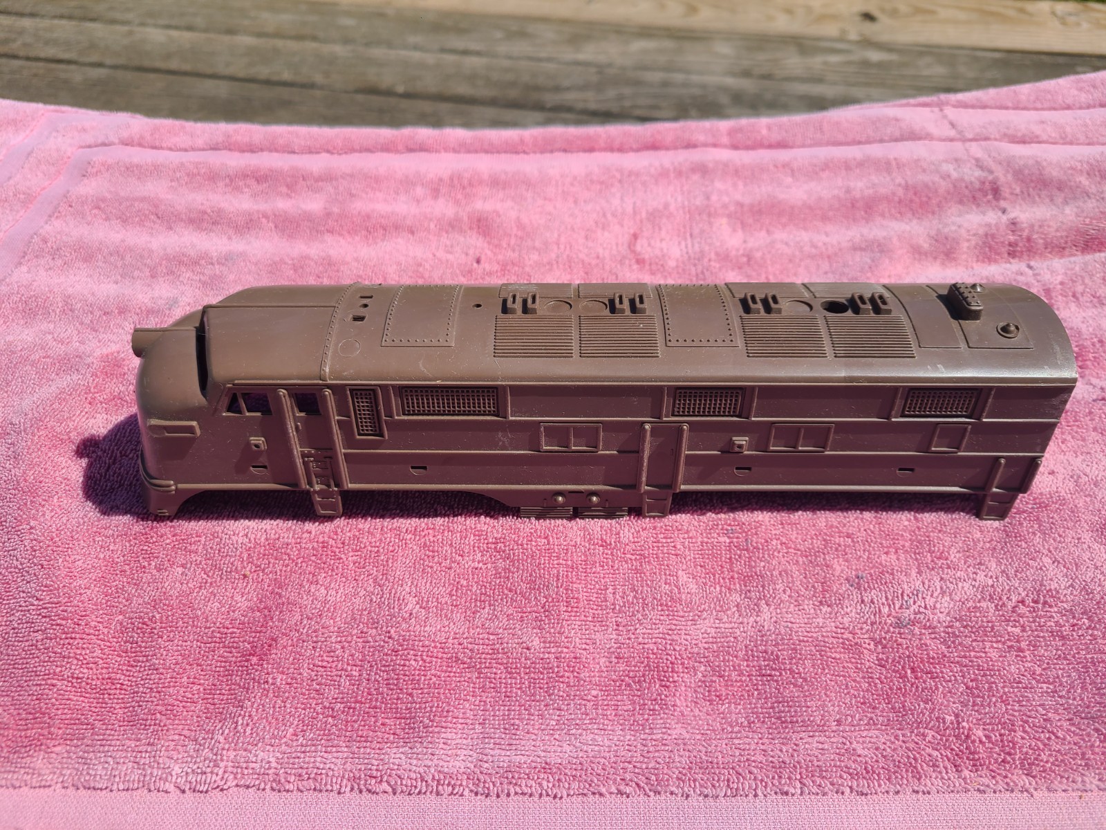 MARX E7 A UNIT DEISEL SHELL BROWN NOS