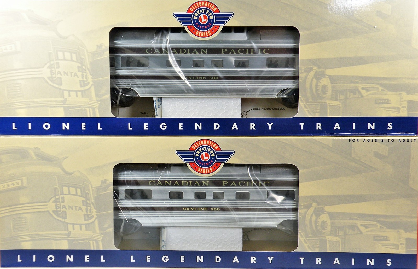 Lionel 6-21759 Canadian Pacific F3 A-A Passenger Set Postwar Celebration 1999