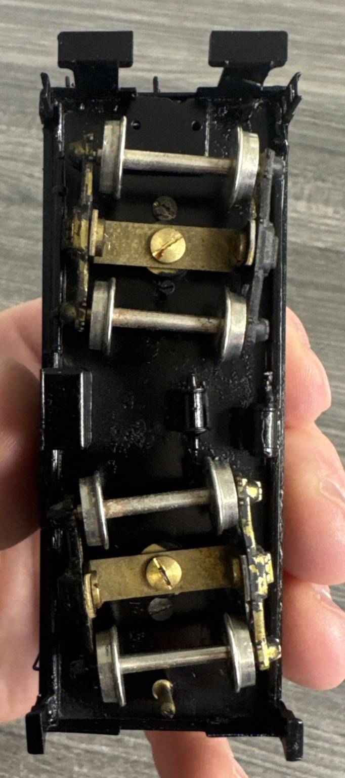 Pacific Fast Mail HO Brass Decapod FRISCO 2-10-0 Russian Painted Black & Tested!
