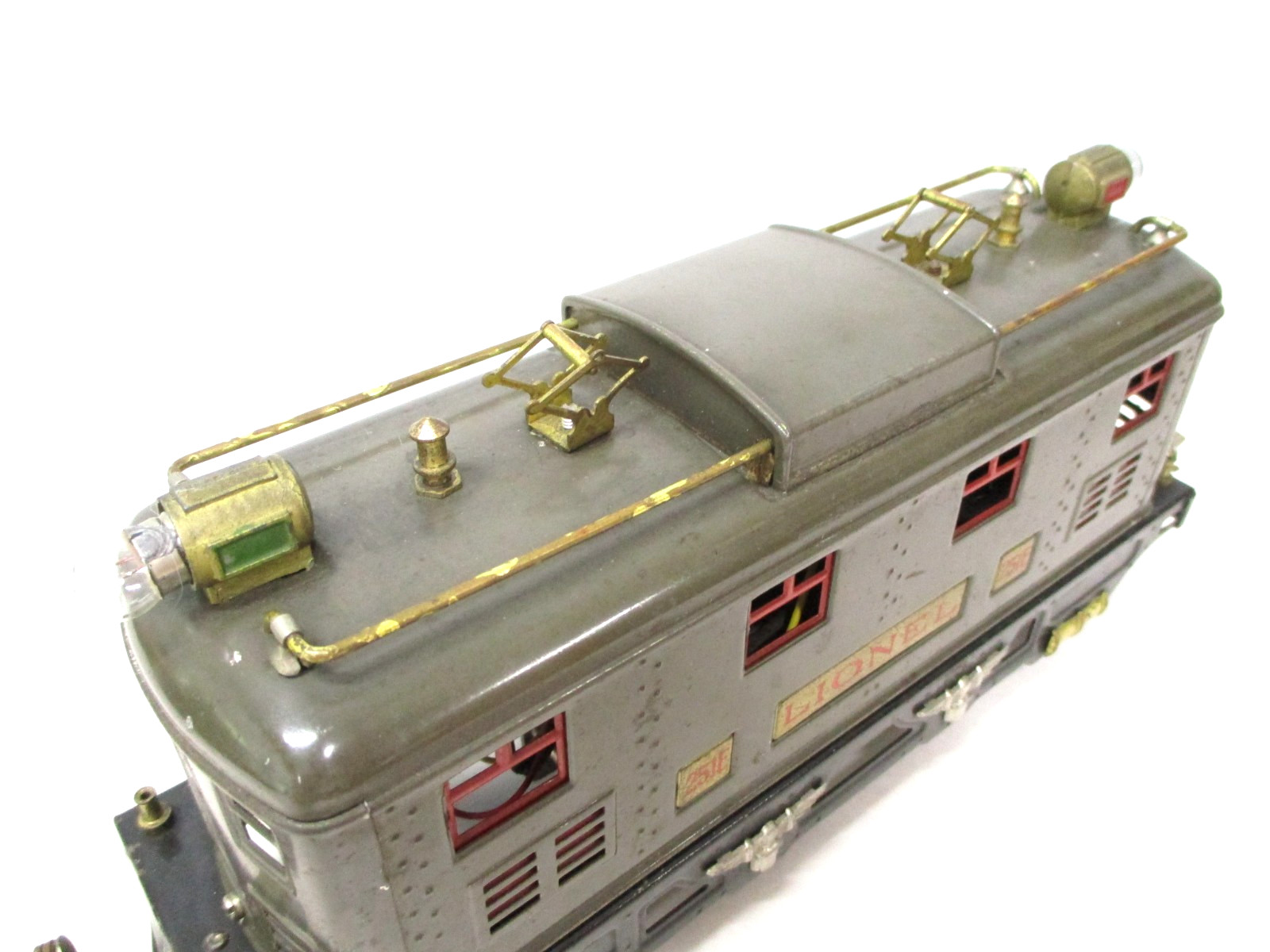 Lionel 251E Electric Loco D Gray, Maroon Windows Prewar O gauge X8516
