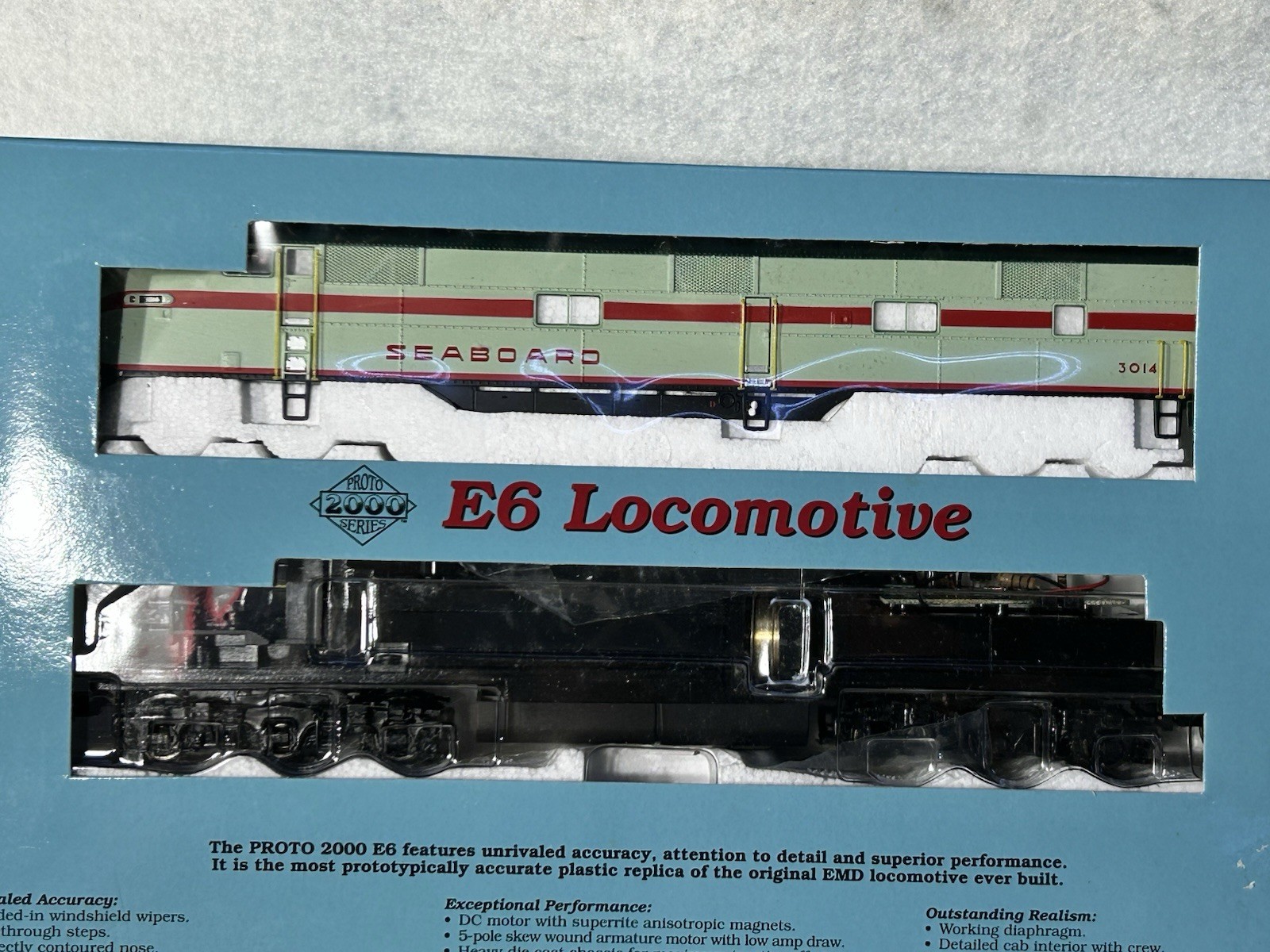 Rare Proto 2000 Seaboard Air Line RR E-6 A/B Loco Set HO DCC Ready A-Pwrd; B-Dum