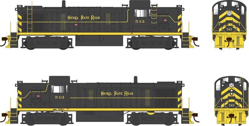 Bowser HO Scale ~ New ~ Nickel Plate Road #553 ~ Executive DC Version ~ 25216
