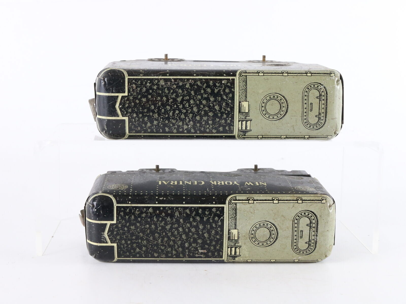 Lot Of 2 Marx O New York Central Nyc 551 Tin Metal Locomotive Coal Tenders