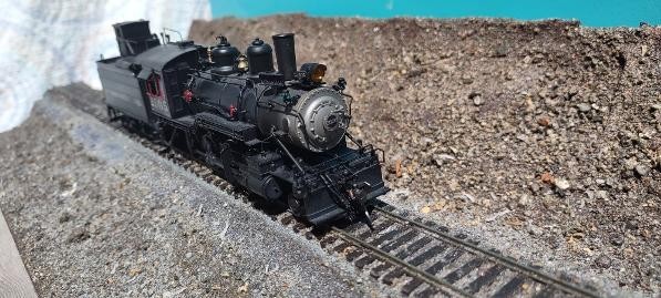 Alco Models HO BRASS SP C-15 2-8-0 Steam Loco -custom painted