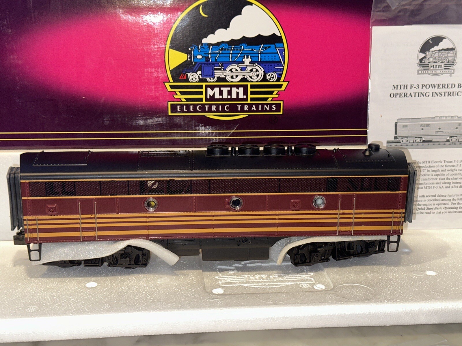 Mth 20-2186-4 Boston & Main F3 Powered B Unit In Box