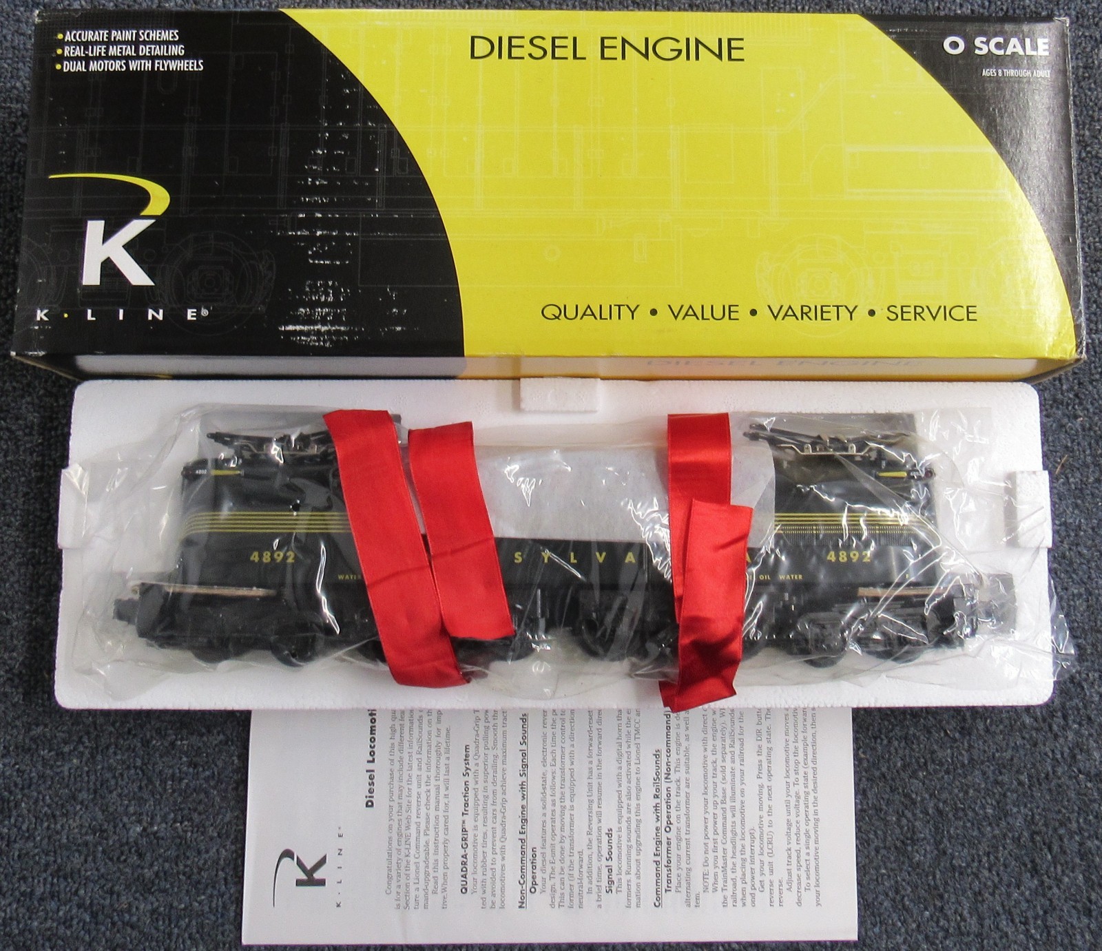 K-Line K2780-4892IC Pennsylvania (Brunswick) GG-1 Electric Locomotive O-Gauge *