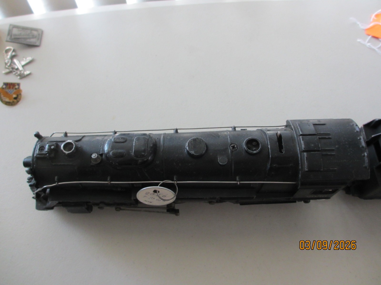 1952 LIONEL O GAUGE 2056 HUDSON STEAM LOCOMOTIVE WITH 2046W TENDER