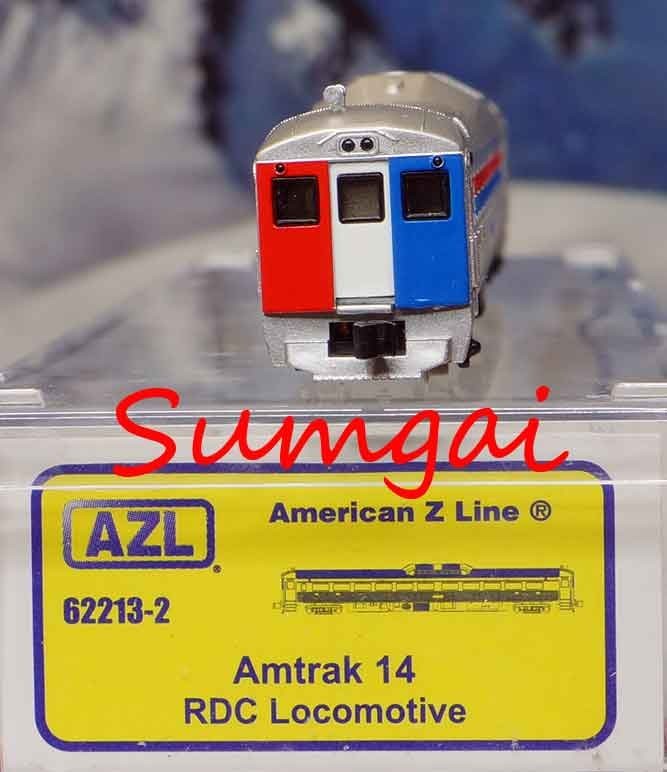 AZL 62213-2 AMTRAK #14 BUDD RDC Locomotive Z Scale Z Gauge American Z Line