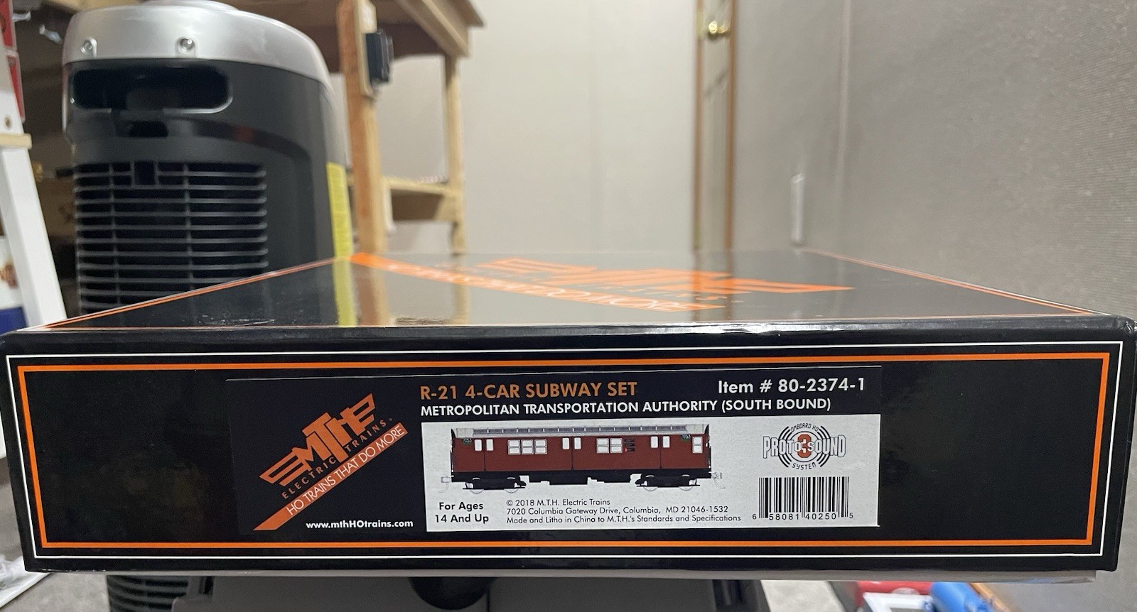 MTH HO 4-car R-21 Subway Set MTA SOUTHBOUND DCC&SOUND
