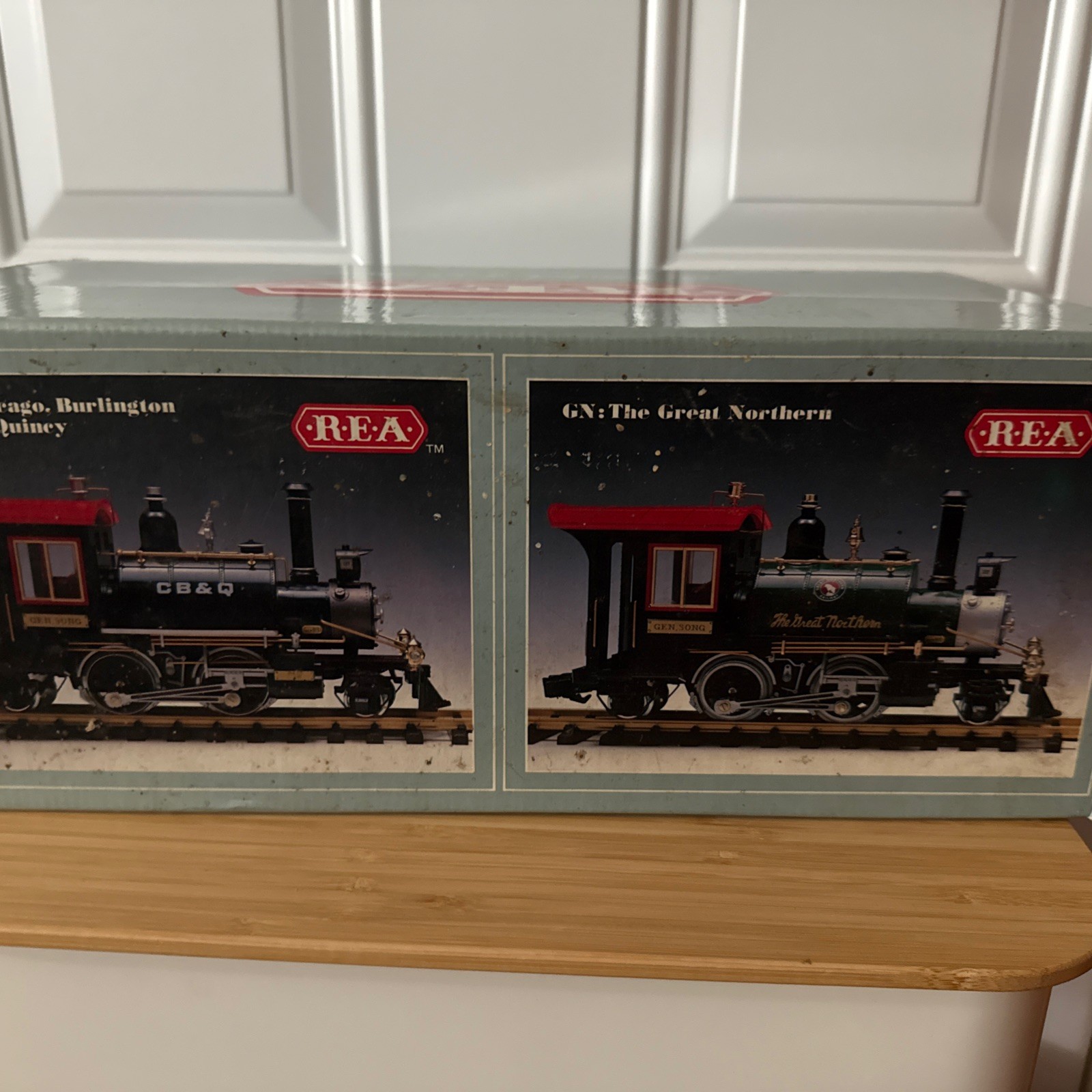 REA 2-4-2st Steam Locomotive G Scale Used CB&Q