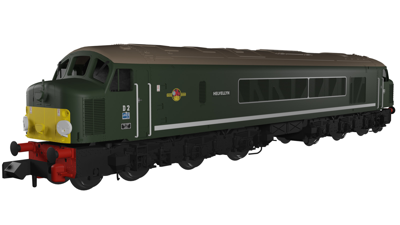 Rapido Trains 948003 N Gauge Class 44 D2 “Helvellyn” BR Green With SYP
