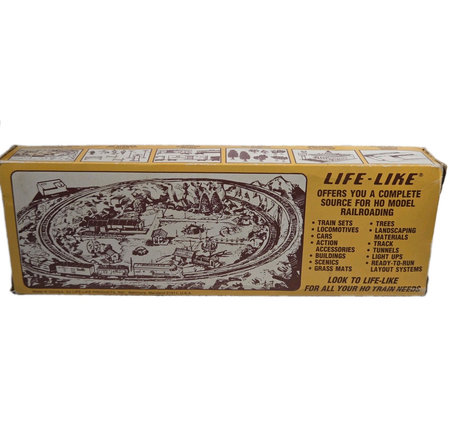 HO Life-Like Lighted Santa Fe #3500 Diesel Locomotive—Box Knc Cplrs A187