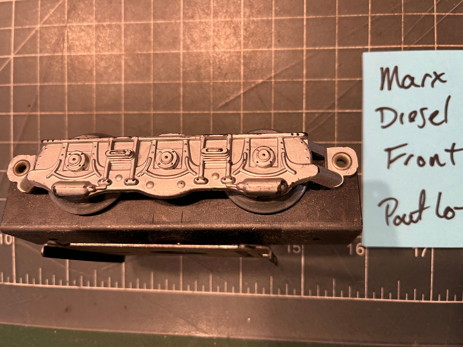 Marx Train SantaFe 1095 Diesel Locomotive Engine FRONT TRUCK ASSEMBLY PART LOT F