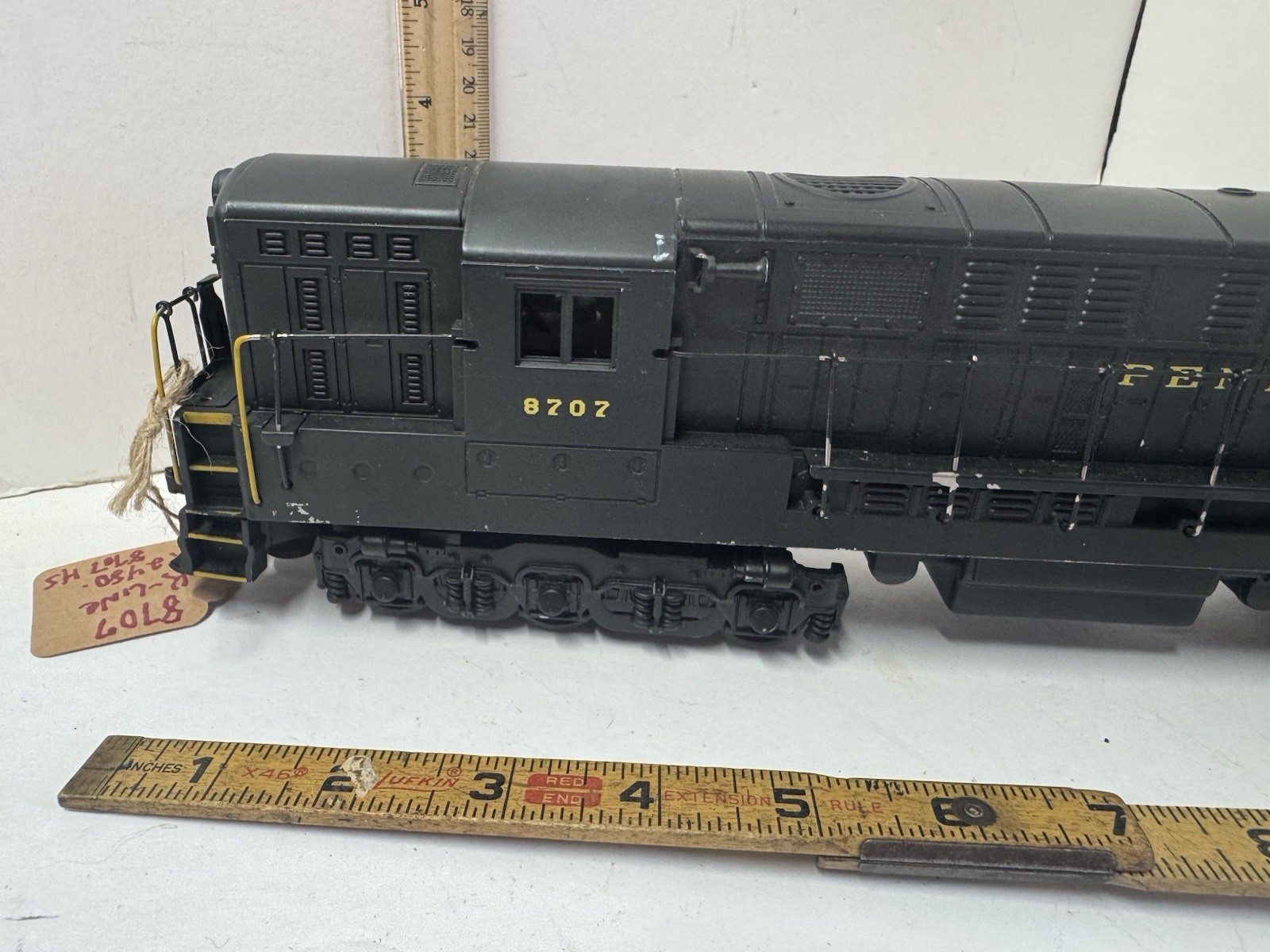 K-Line K2480-8701CC 1/48 PRR FM Trainmaster Diesel Locomotive TMCC