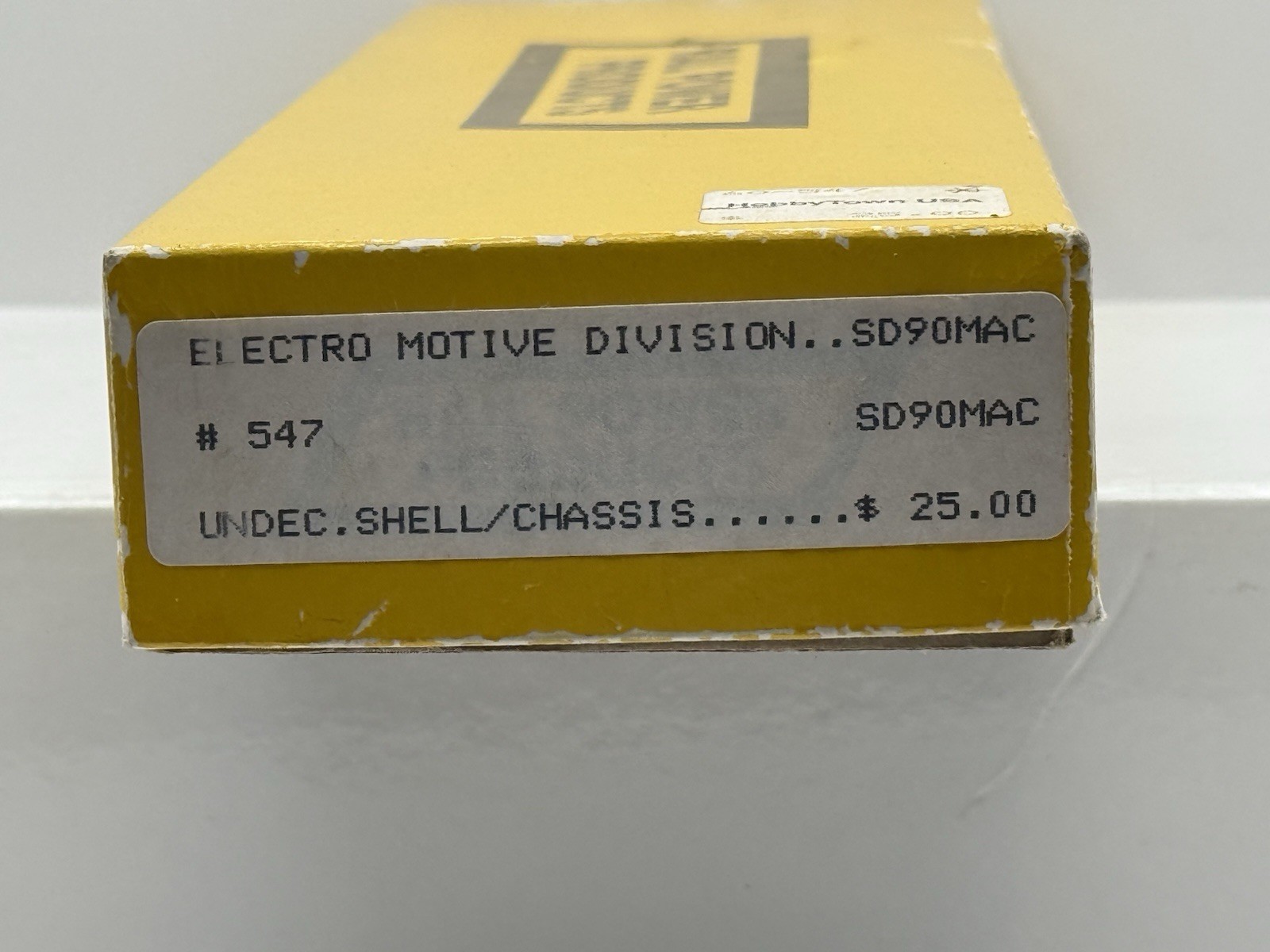 HO Rail Power Products 547 EMD SD90MAC Undec Locomotive Shell Chassis Motors Kit