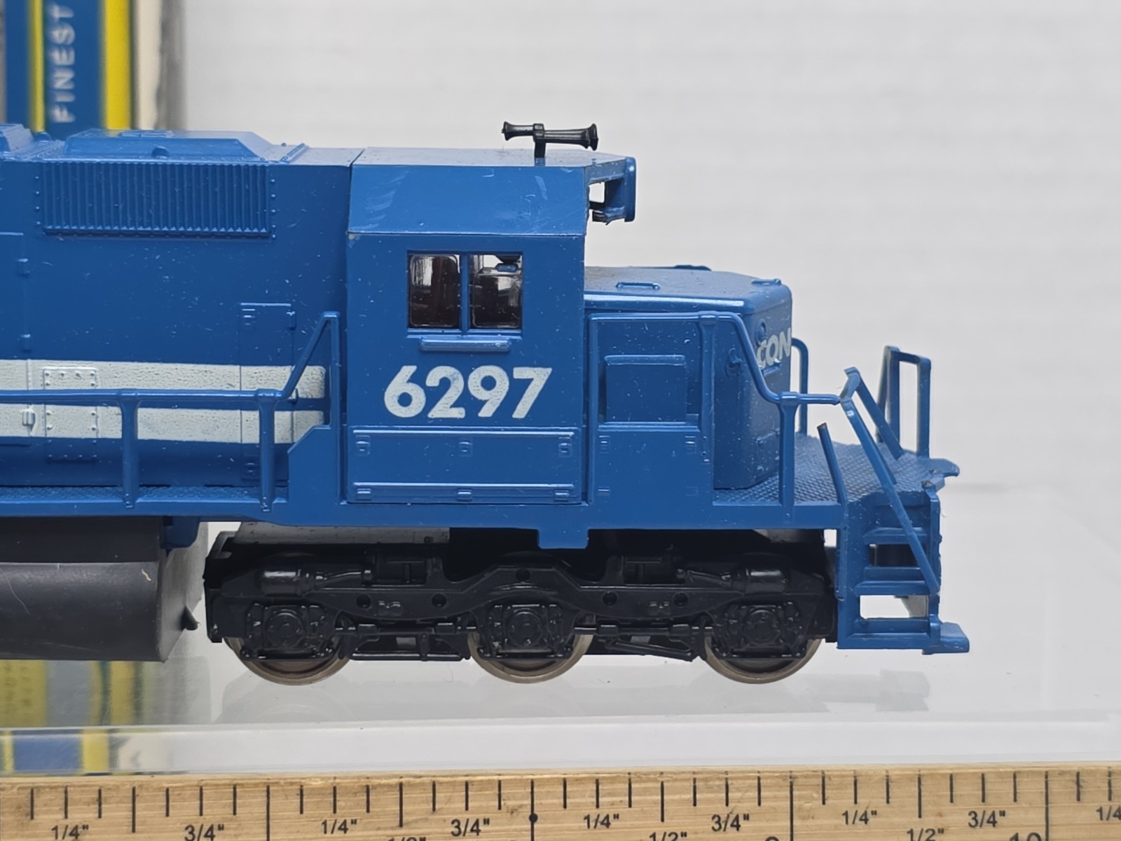 AHM HO Scale 5030-03 Conrail 6297 EMD SD-40 Diesel Loco Runs As Is Read Des
