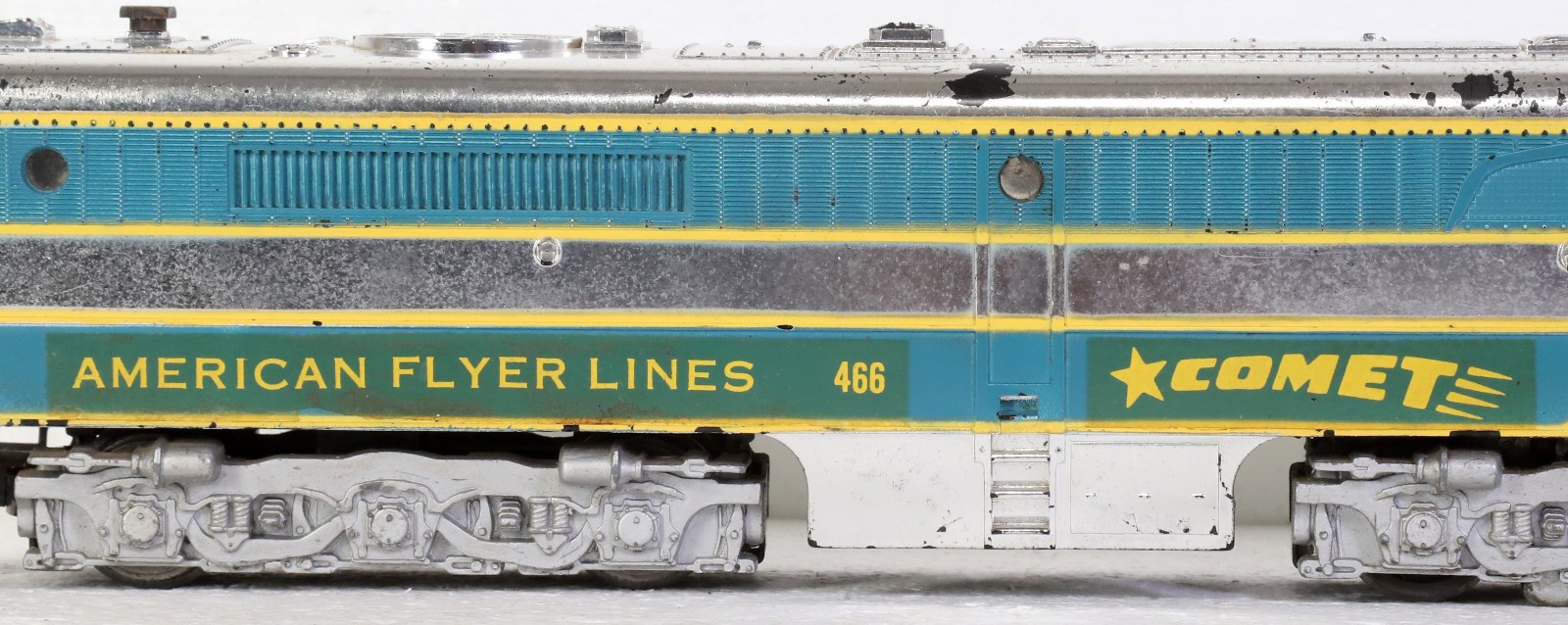 S GA. AMERICAN FLYER # 466 COMET ALCO PA DIESEL – CHROME