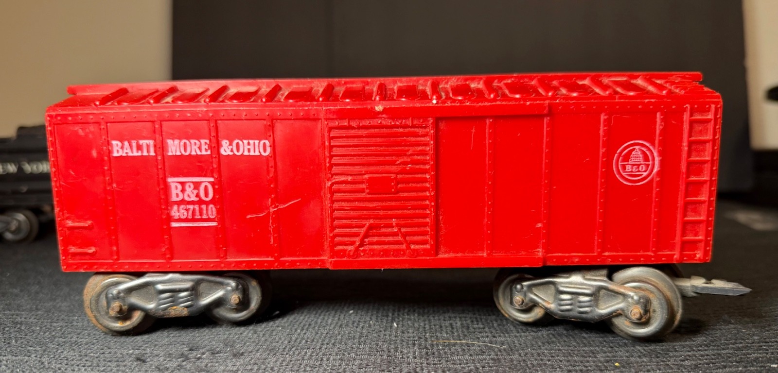 5 pc Vintage Marx O Ga Trains~ #666 Locomotive & New York Central Tender caboose