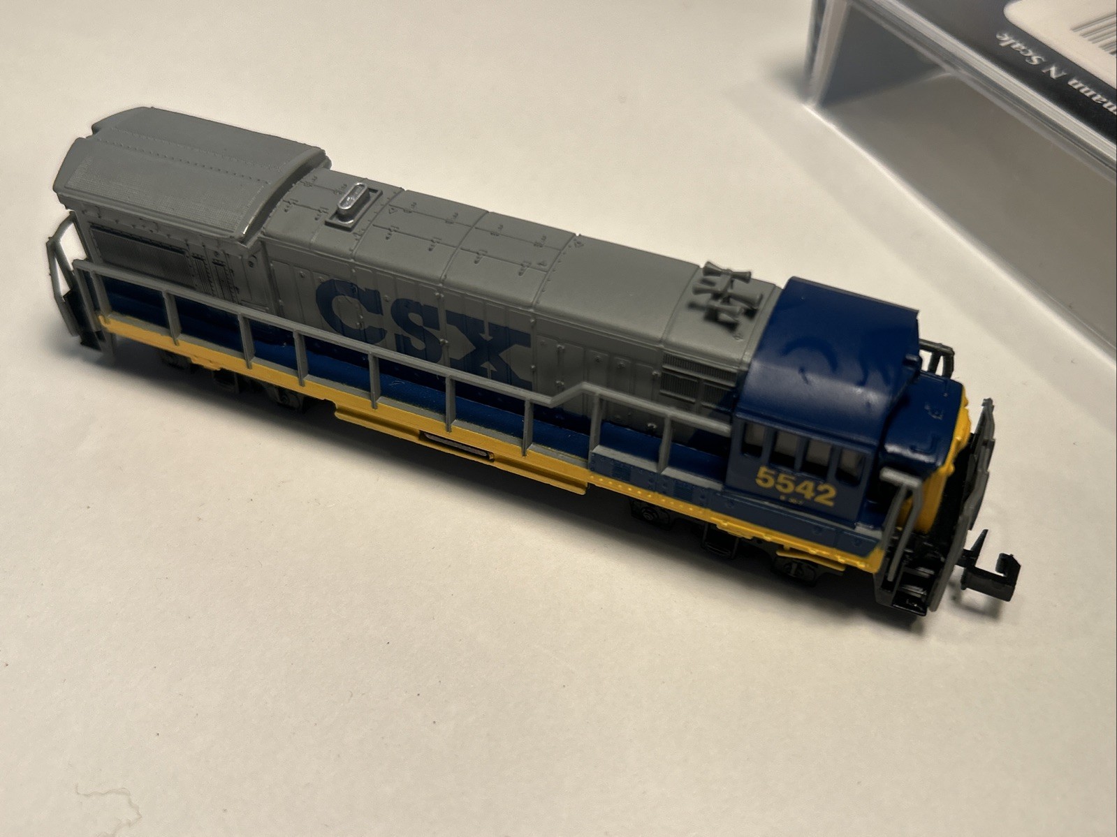 N Scale- Bachmann U36-B-CSX Diesel with Rapido Couplers.